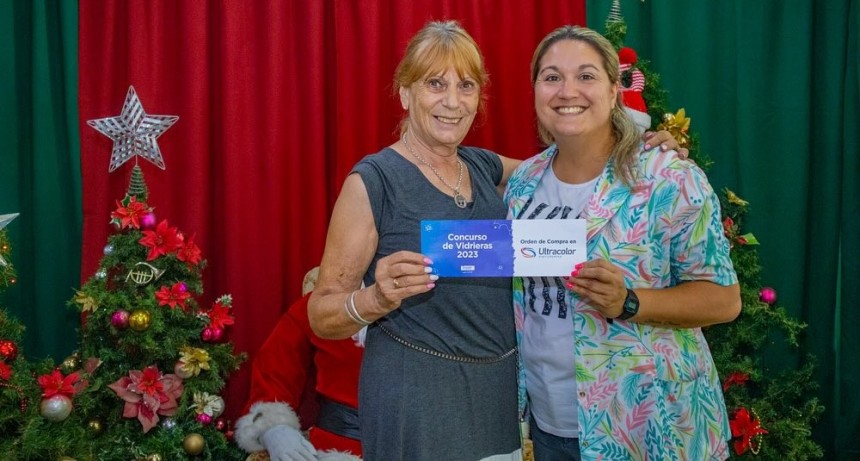 SE CONOCIERON LOS GANADORES DEL CONCURSO DE VIDRIERAS NAVIDEÑAS