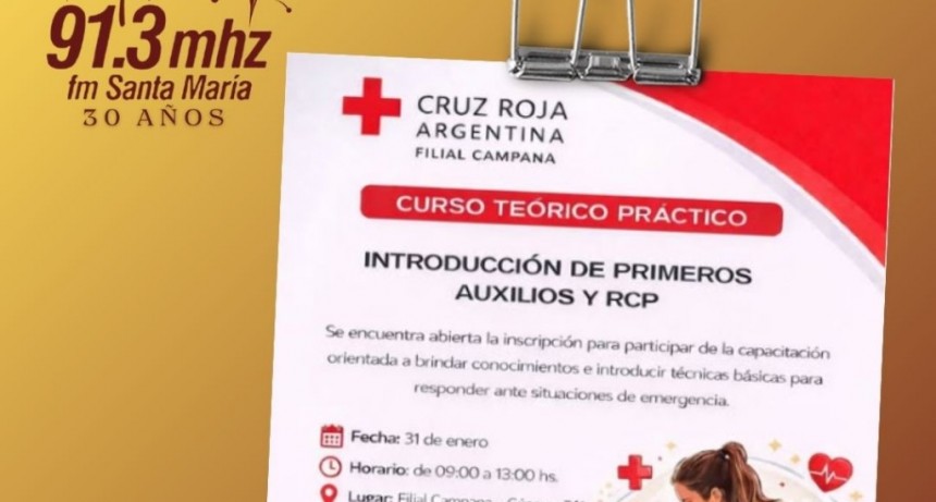 CAPACITACIÓN DE LA CRUZ ROJA