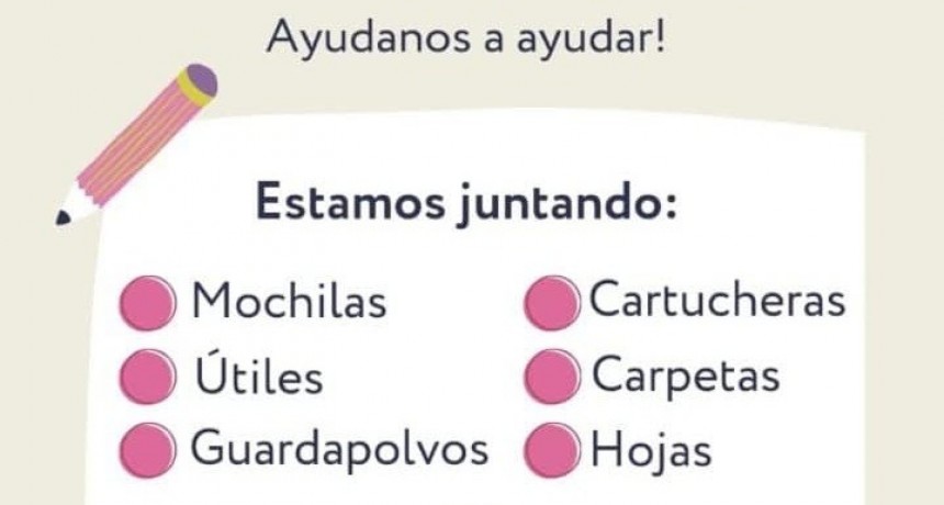 COLECTA DE ÚTILES ESCOLARES