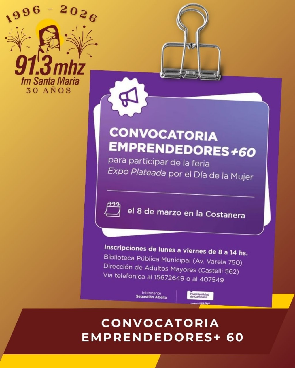 EMPRENDEDORES MAYORES