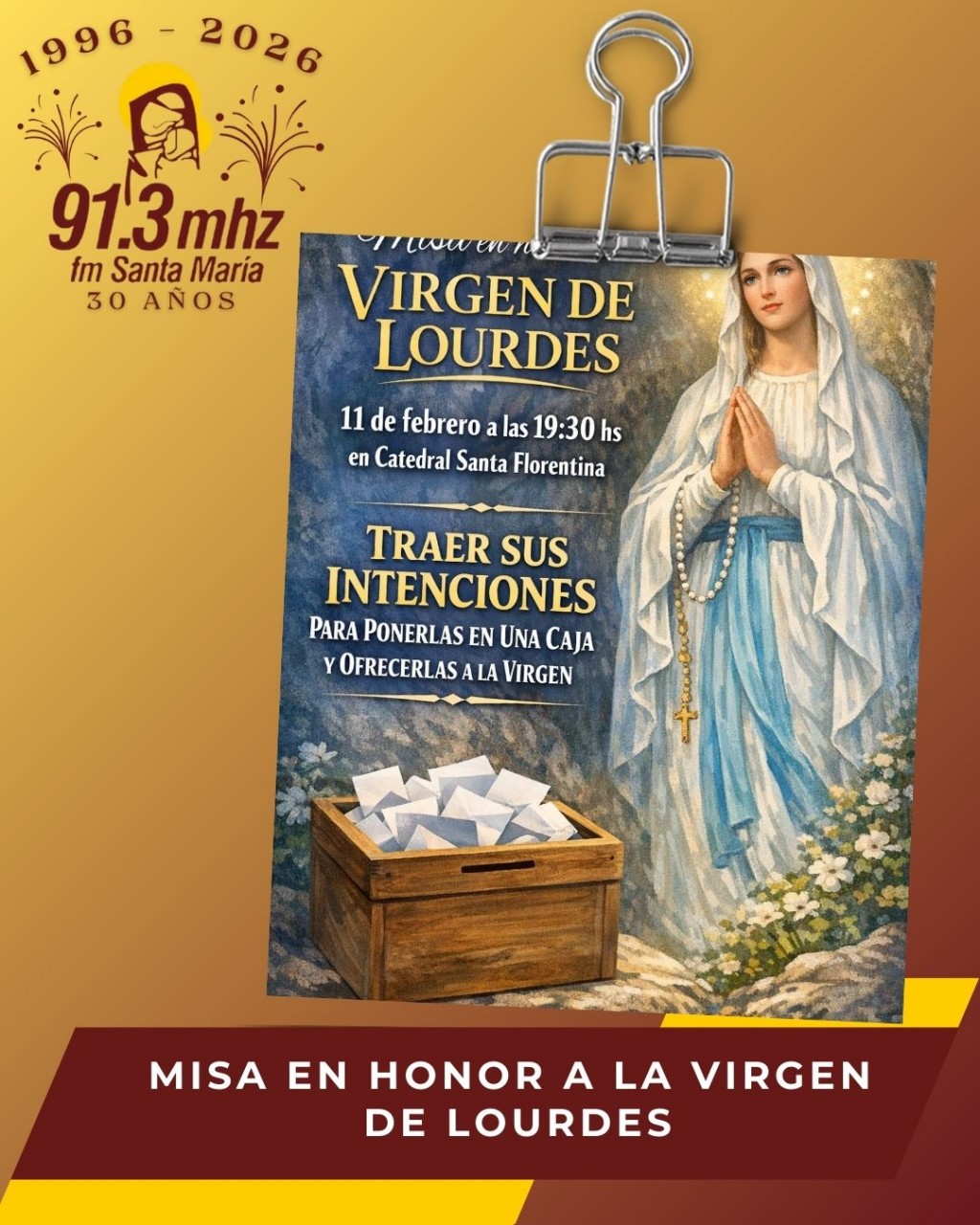 NUESTRA SEÑORA DE LOURDES