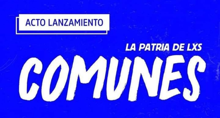 PRESENTARÁN EL PARTIDO DE LOS MOVIMIENTOS SOCIALES
