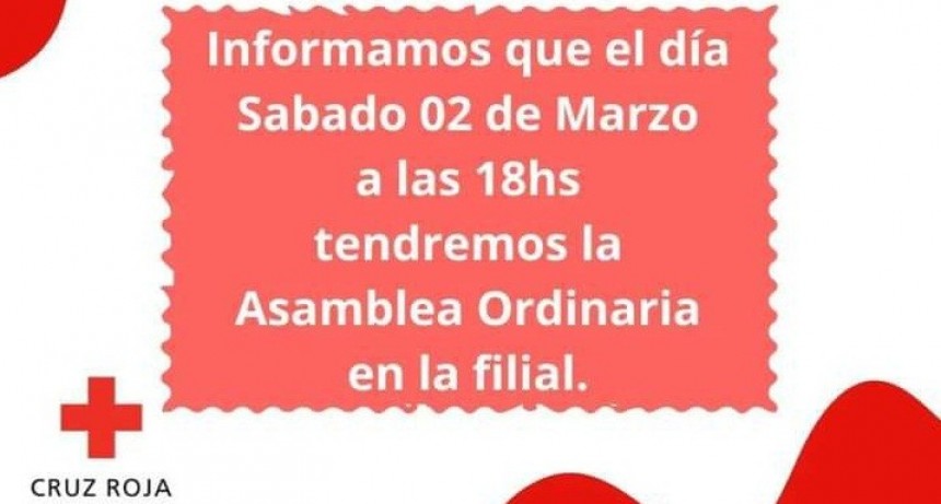 ASAMBLEA DE LA CRUZ ROJA CAMPANA
