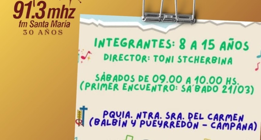 CORO DE NI&Ntilde;OS