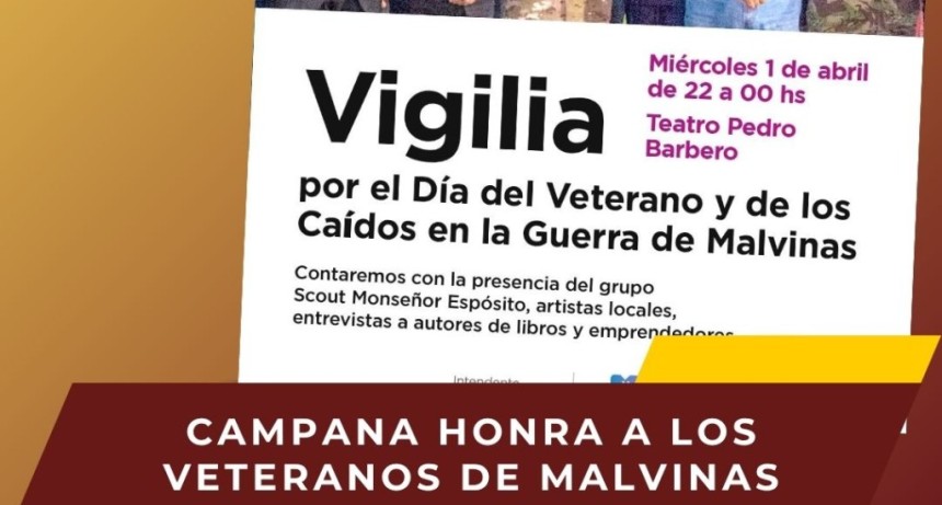HOMENAJE A LOS VETERANOS DE MALVINAS
