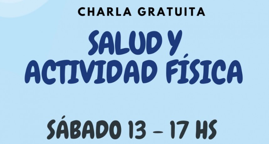 CHARLA GRATUITA SOBRE DEPORTE Y SALUD