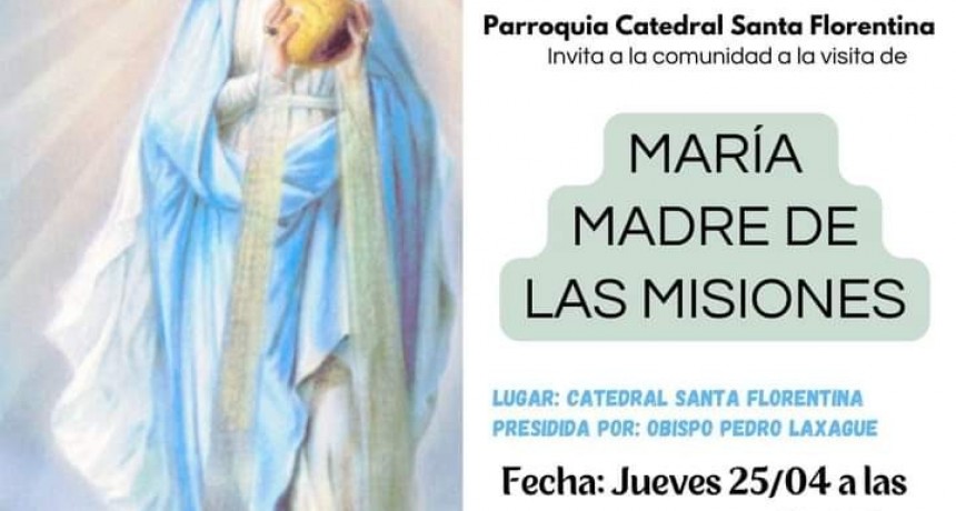 VISITA DE LA VIRGEN MISIONERA