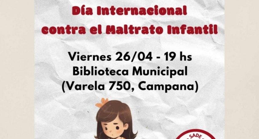 DÍA DEL LIBRO Y DE LA LUCHA CONTRA EL MALTRATO EN LA NIÑEZ