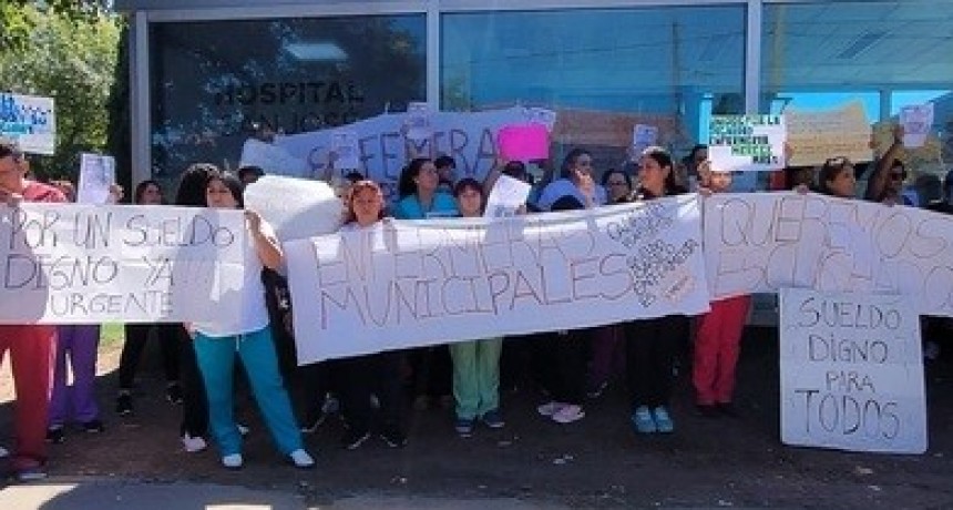 MARCHA POR LOS SALARIOS DE LA SALUD MUNICIPAL