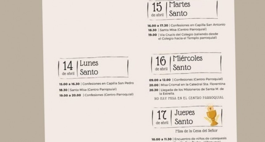 CAMINO A LA PASCUA EN LA PARROQUIA DEL CARMEN