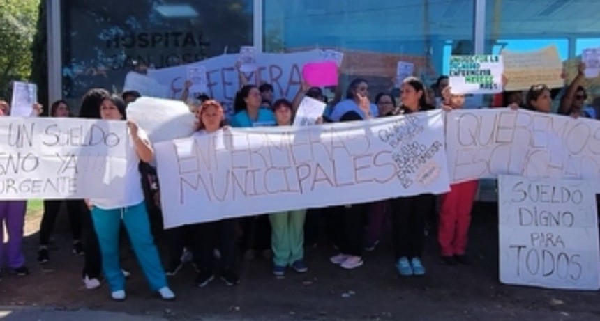 CONTINÚA EL RECLAMO DE LAS EMFERMERAS