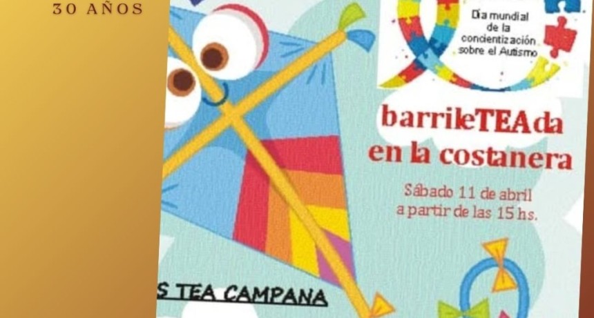 BARRILETEADA POR EL D&Iacute;A DEL AUTISMO