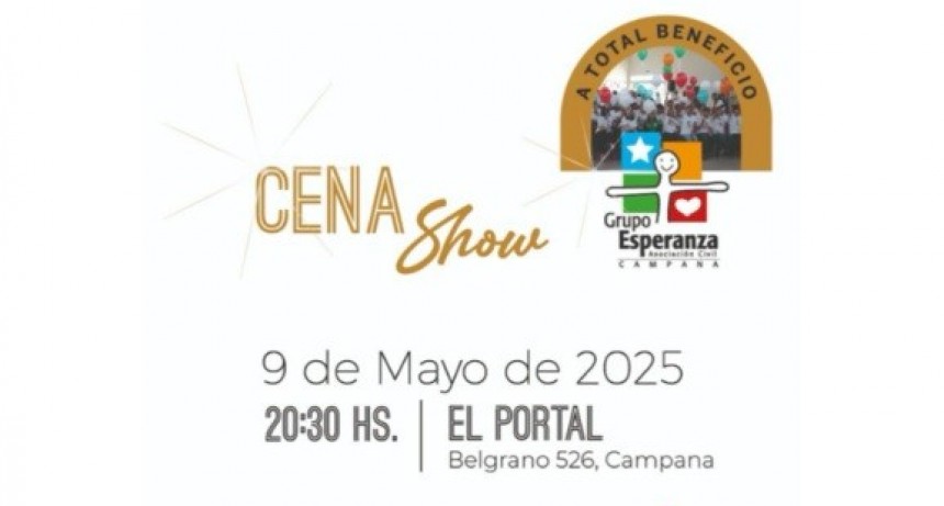 CENA DE GALA A BENEFICIO