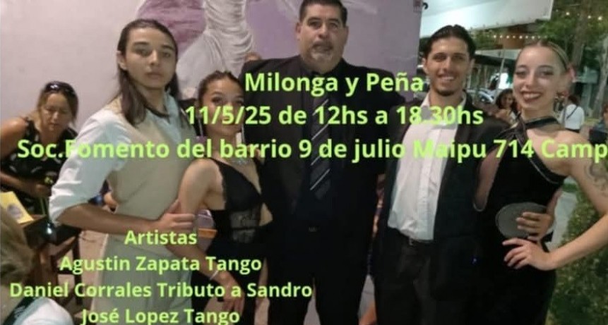 PEÑA SOLIDARIA EN EL BARRIO 9 DE JULIO
