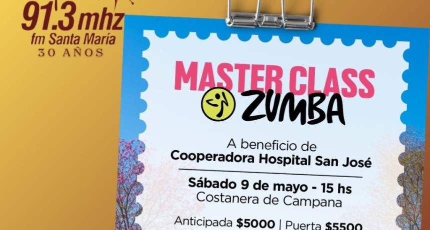 MASTER CLASS DE ZUMBA
