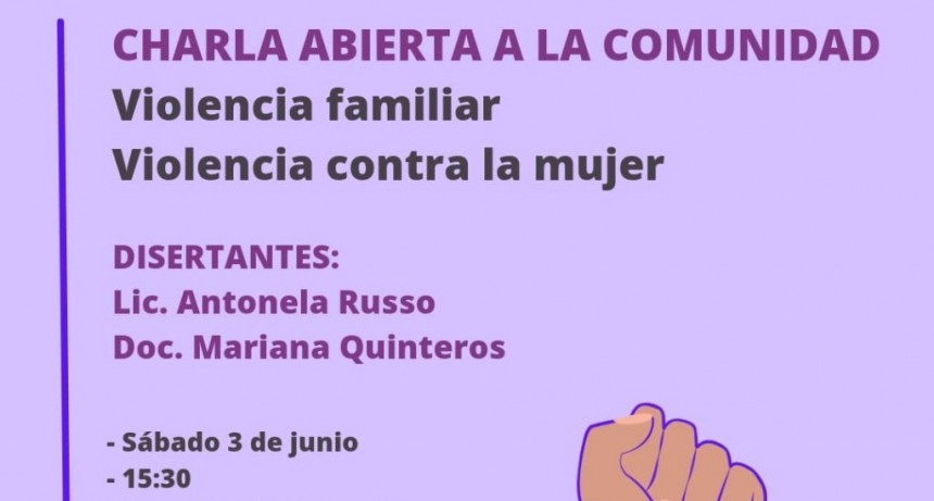 CHARLA SOBRE VIOLENCIA FAMILIAR