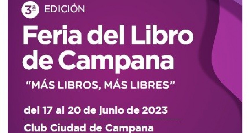 SE VIENE LA FERIA DEL LIBRO DE CAMPANA