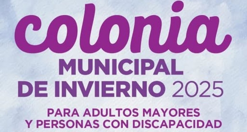 COMENZÓ LA INSCRIPCIÓN PARA LA COLONIA DE INVIERNO MUNICIPAL