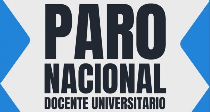 PARO DOCENTE UNIVERSITARIO