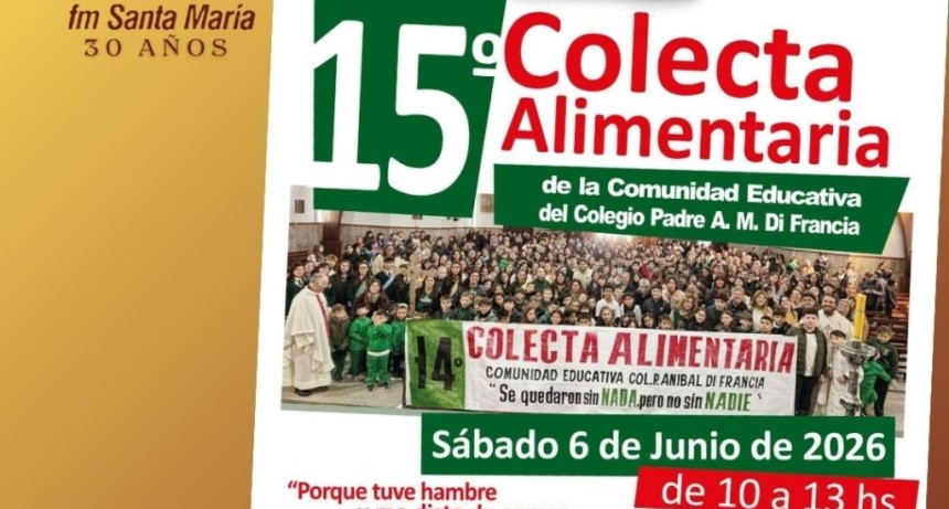15&deg; COLECTA ALIMENTARIA