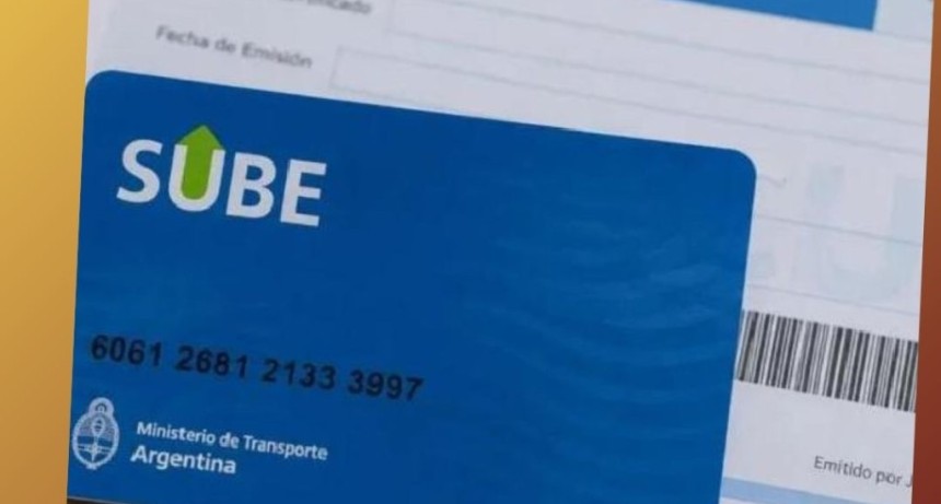 VINCULACI&Oacute;N DEL CUD A LA TARJETA SUBE