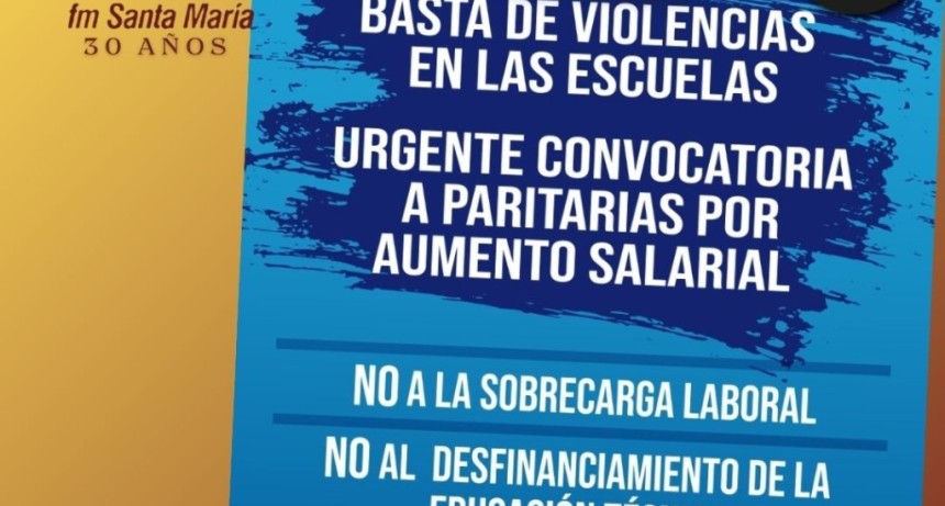 PARO DOCENTE EN LA PROVINCIA DE BUENOS AIRES