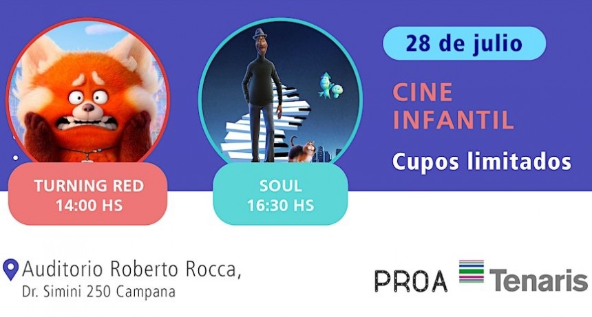 CINE INFANTIL EN TENARIS