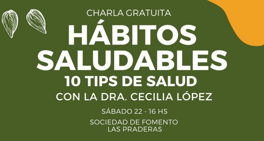 CHARLA SOBRE HÁBITOS SALUDABLES