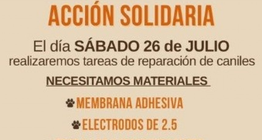 APAC REALIZARÁ UNA JORNADA SOLIDARIA