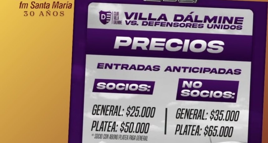 VILLA D&Aacute;LMINE IMPLEMENTAR&Aacute; EL D&Iacute;A DEL CLUB