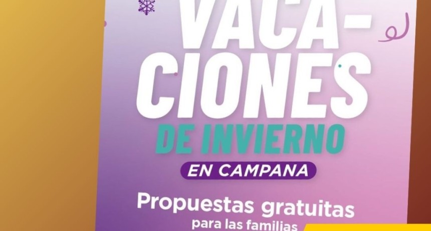 PROPUESTAS MUNICIPALES PARA LAS VACACIONES DE INVIERNO