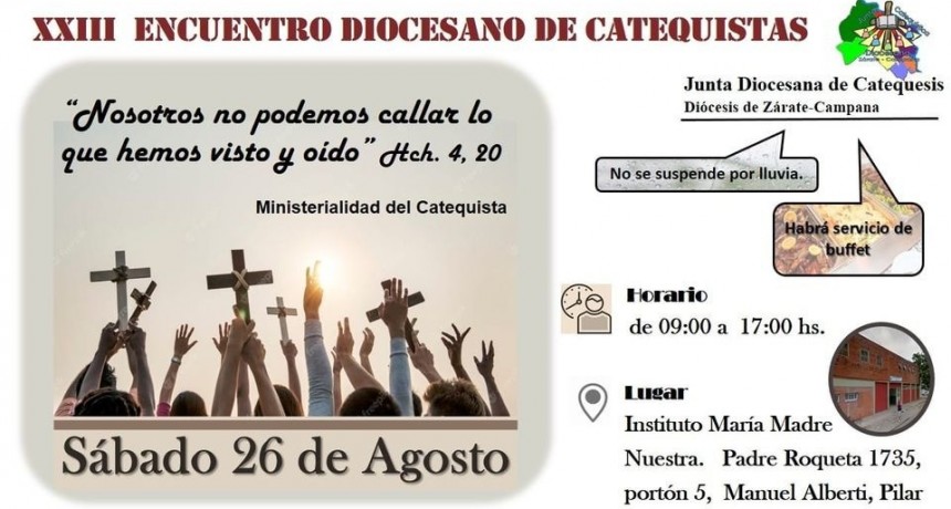 23º ENCUENTRO DIOCESANO DE CATEQUESIS