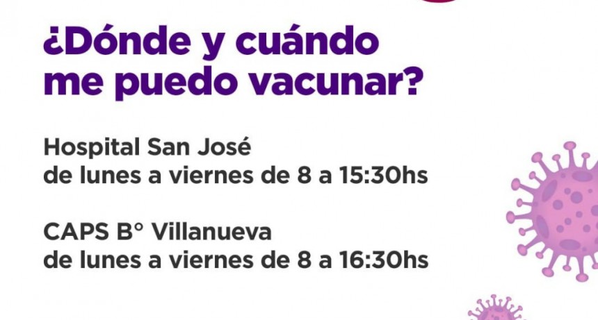 CONTINÚA LA VACUNACIÓN CONTRA EL COVID