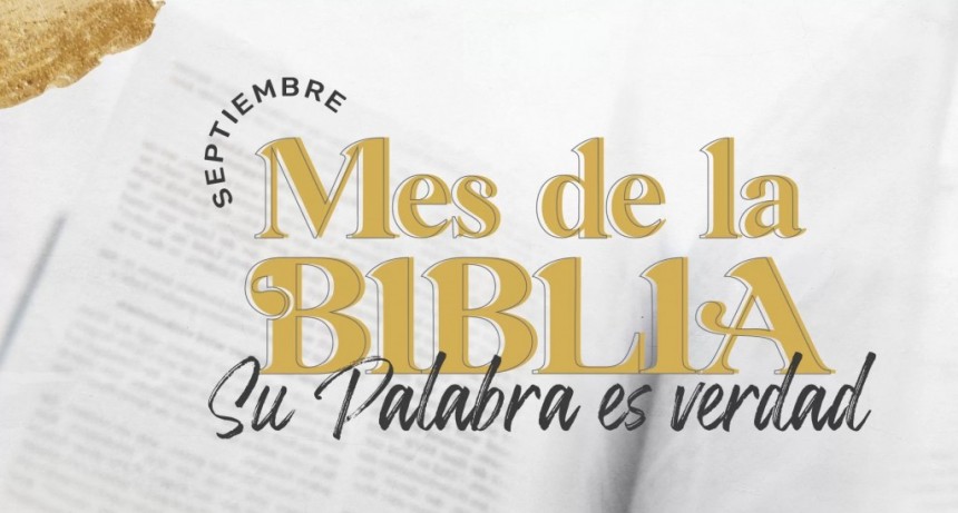 CELEBRACIÓN EN EL MES DE LA BIBLIA