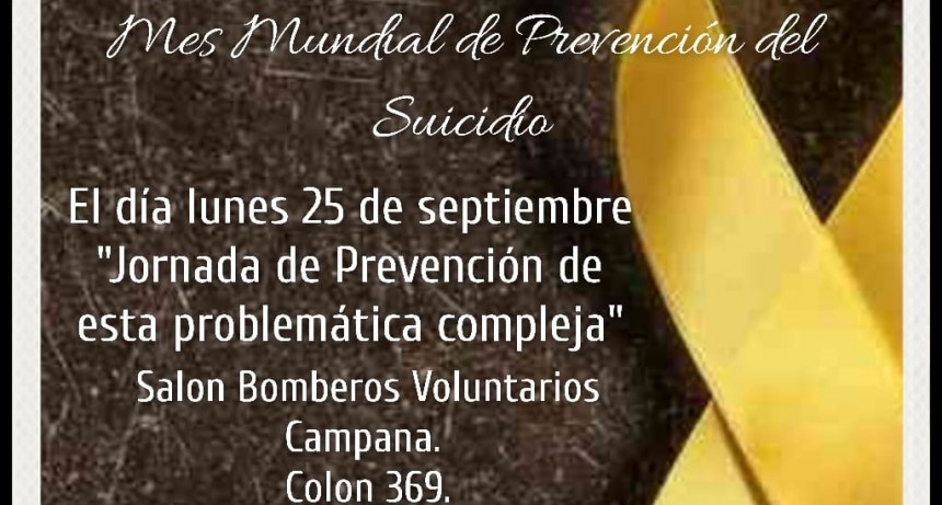 CHARLA SOBRE PREVENCIÓN DE SUICIDIOS
