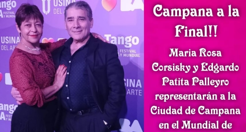 CAMPANENSES EN LA FINAL DEL CAMPEONATO MUNDIAL DE TANGO