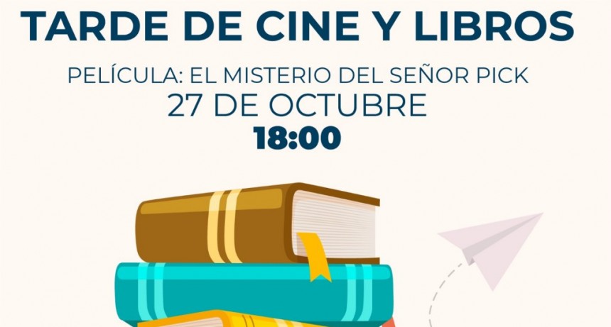 TARDE DE CINE Y LIBROS
