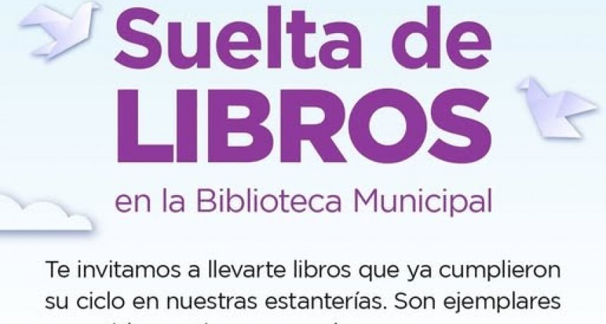 SUELTA DE LIBROS EN LA BIBLIOTECA MUNICIPAL