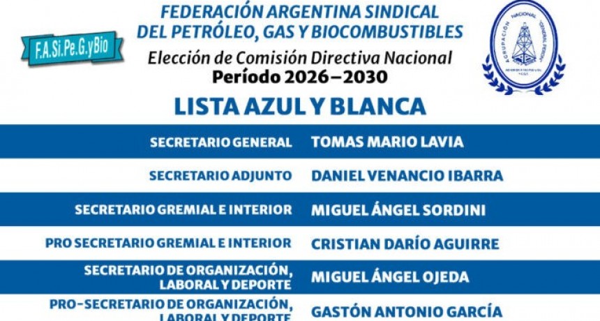 ELECCIONES PETROLERAS