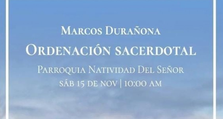 ORDENACIÓN SACERDOTAL