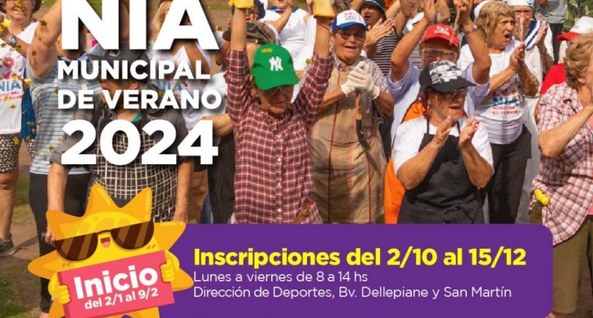 ÚLTIMOS DÍAS DE INSCRIPCIÓN PARA LA COLONIA DE VERANO