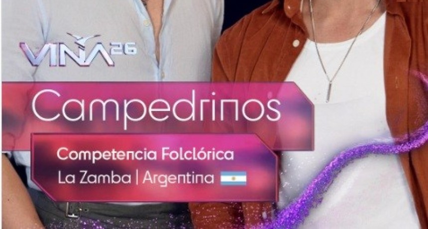 LOS CAMPEDRINOS COMPETIRÁN EN VIÑA DEL MAR 2026